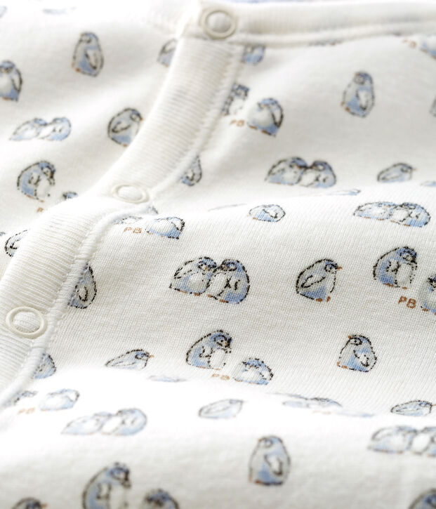 Combisac b&eacute;b&eacute; en c&ocirc;te blanc/bleu/multicouleur