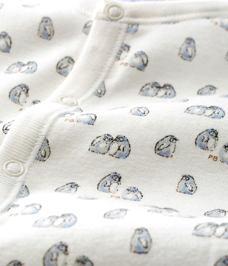 Combisac b&eacute;b&eacute; en c&ocirc;te blanc/bleu/multicouleur