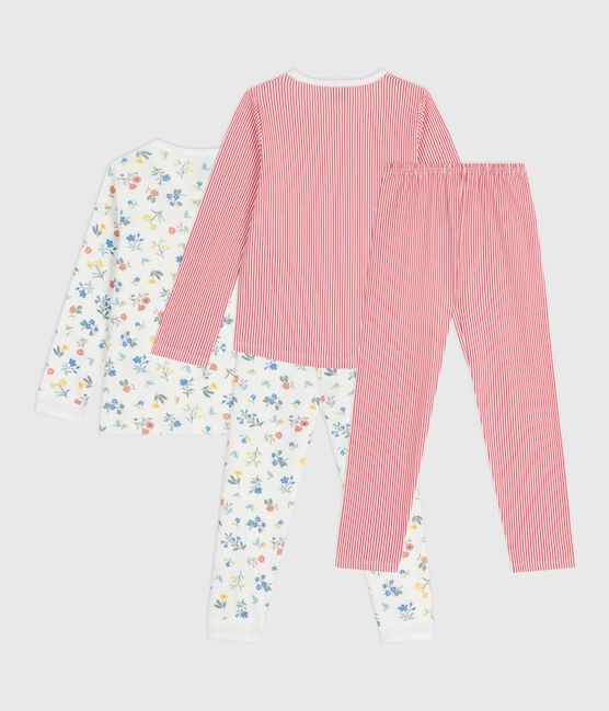 Setje met katoenen kinderpyjama's met print variante 1