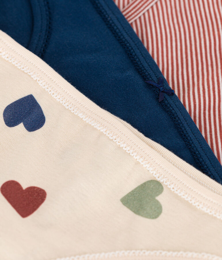 Set van 3 damesslipjes in katoen multicouleur