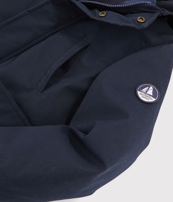 Parka voor jongens kinderen blauw SMOKING