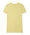 T-shirt femme en côte originale rayée jaune SHINE/blanc MARSHMALLOW