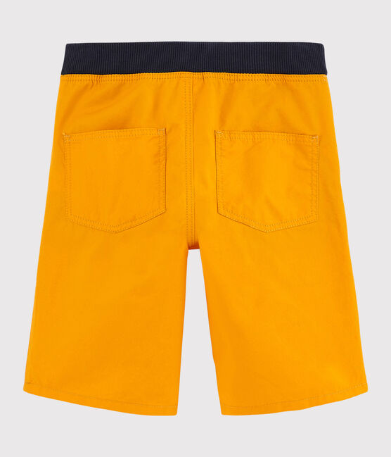 Bermuda en serge enfant garçon jaune TEHONI