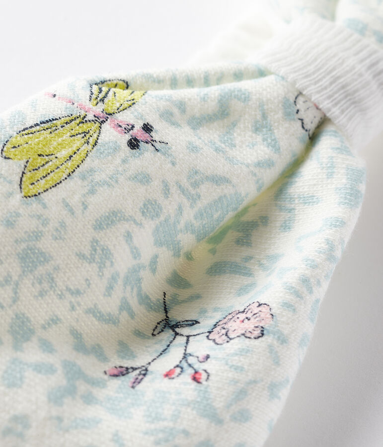 Bandeau cheveux b&eacute;b&eacute; fille blanc MARSHMALLOW/blanc MULTICO