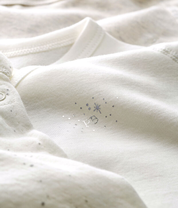 Trio de bodies naissance manches courtes b&eacute;b&eacute; multicouleur