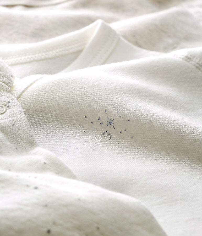 Trio van rompertjes met korte mouwen voor baby's multicouleur