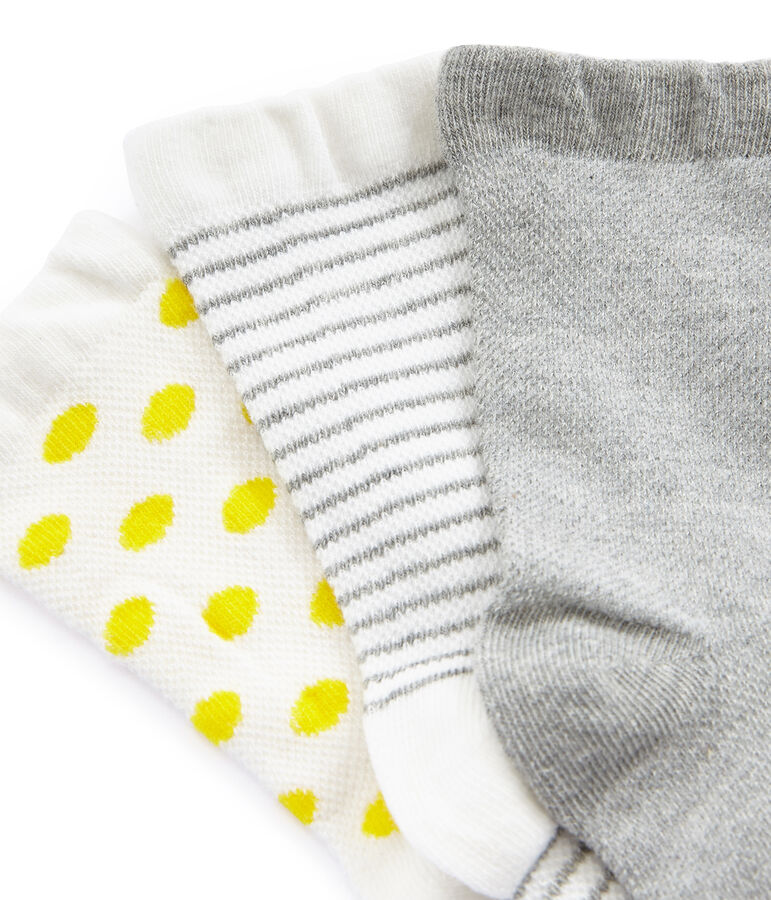 Lot de 3 paires de chaussettes enfant fille variante 1