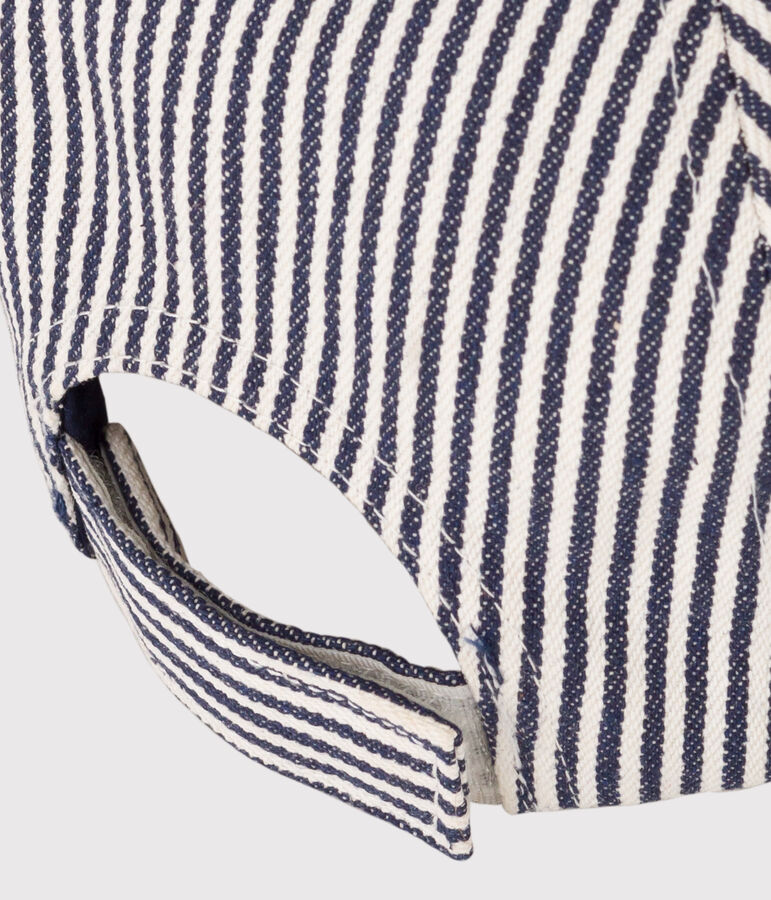 Uniseks Petit Bateau Family-pet voor kinderen blauw/wit