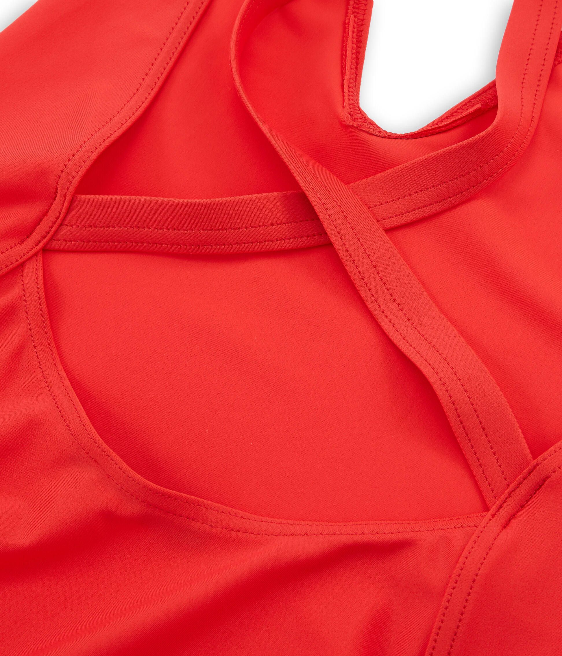Maillot De Bain 1 Pièce Femme - Rose Clair, Dos Croisé Et Bretelles Réglables - Taille XL