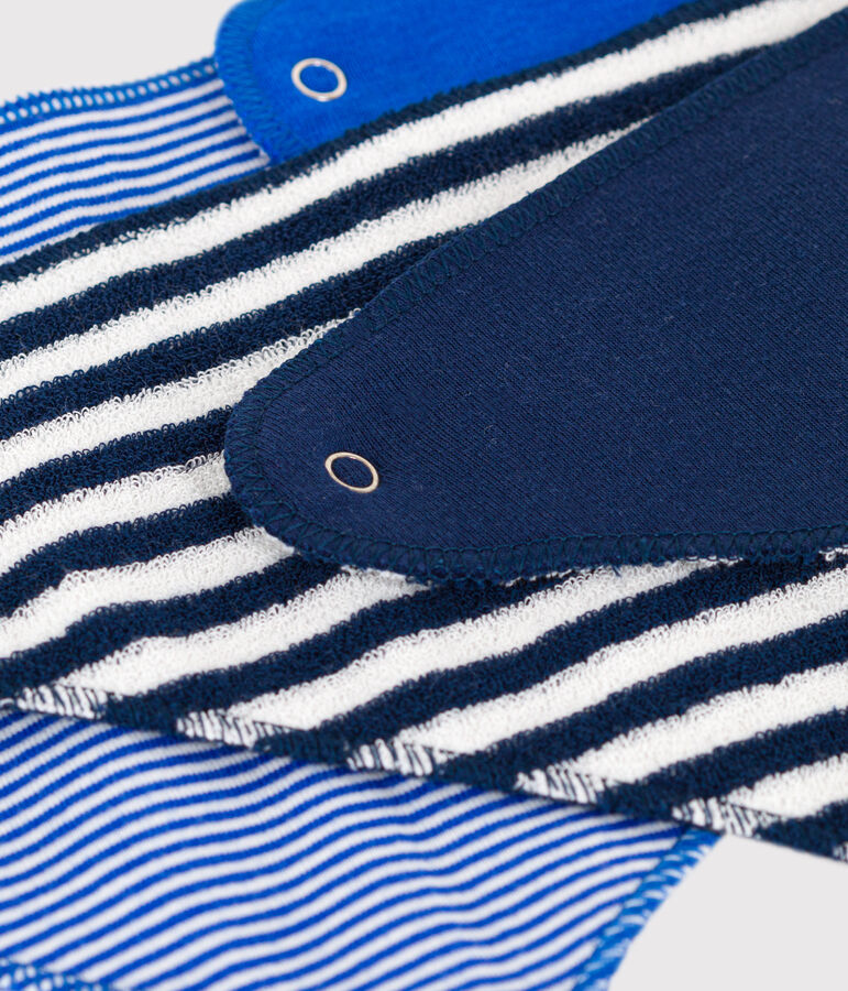 Lot de 2 bandanas ray&eacute;s b&eacute;b&eacute; multicouleur