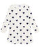 Chemise de nuit fille en côte blanc MARSHMALLOW/bleu MEDIEVAL
