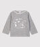Tee shirt manches longues rayé bébé garçon gris SUBWAY CHINE