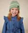 Meisjesjurk met lange mouwen in licht denim blauw DENIM CLAIR