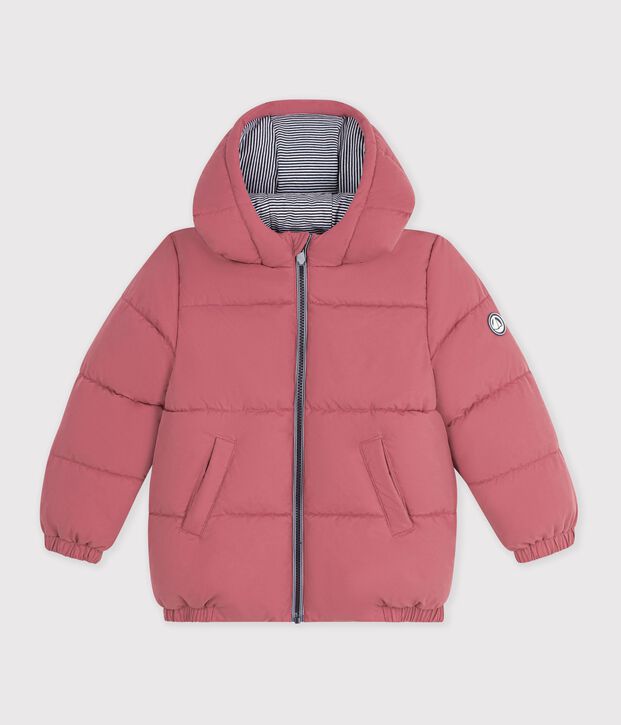 Doudoune enfant unie rose