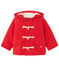 Duffle coat bébé mixte en molleton rouge FROUFROU