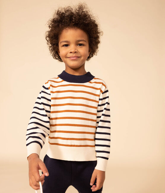 Pull marin en coton enfant fille / garçon A08BC02