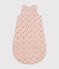 Fluwelen trappelzak voor baby's - TOG 3 roze SALINE/wit MULTICO