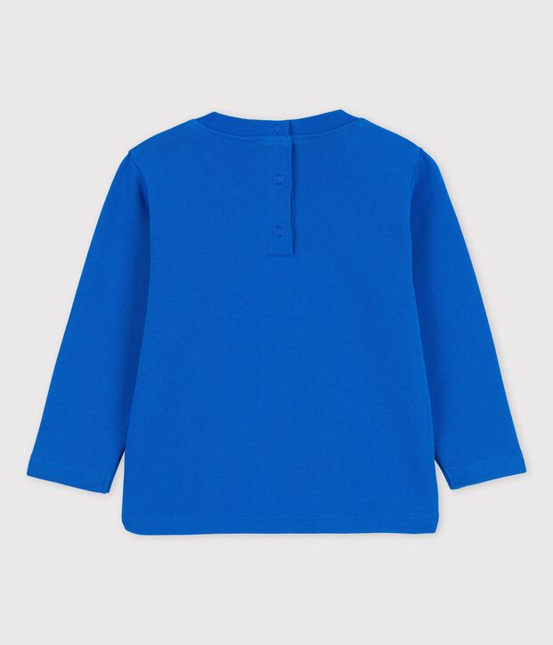 Sweatshirt van molton voor baby's blauw