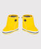 Chaussons bottes de pluie bébé  jaune JAUNE