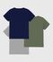 Lot de tee-shirts enfant en coton manches courtes uni variante 1