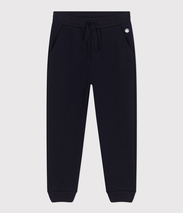 Pantalon de jogging enfant gar&ccedil;on bleu marine