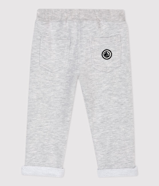 Molton broek voor baby's. grijs BELUGA CHINE