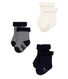 Lot de 3 paires de chaussettes bébé mixte