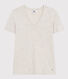 L'Iconique, effen katoenen T-shirt voor dames