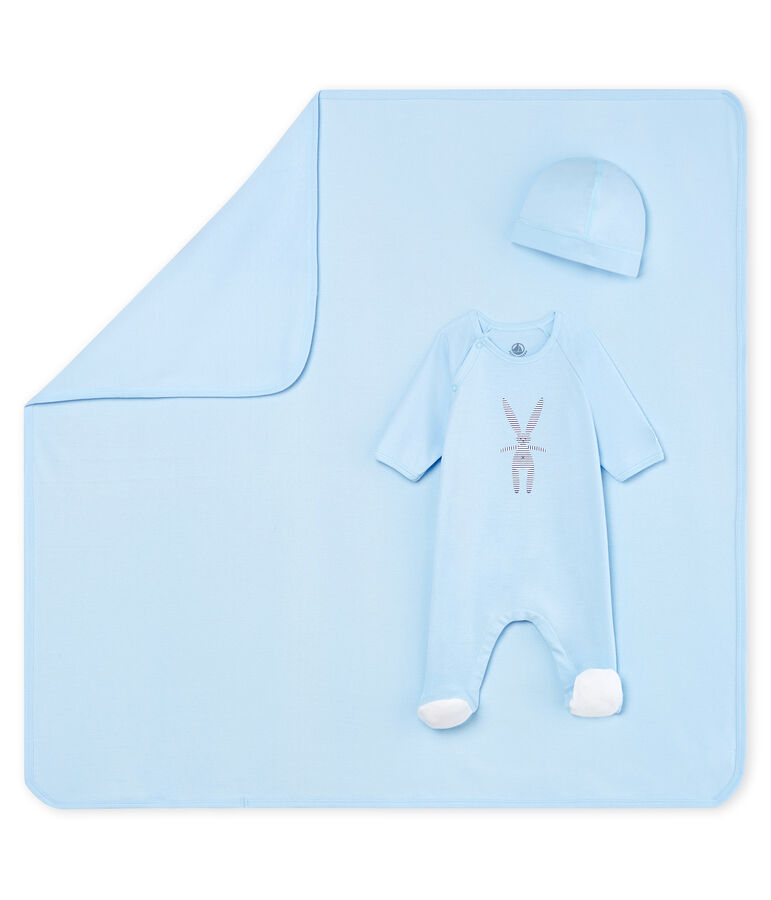 Cadeaukoffer voor pasgeborene van gebreide stof variante 2