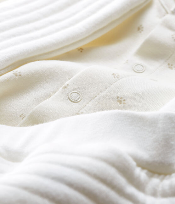 Drie babykledingstukken van tubic wit MARSHMALLOW