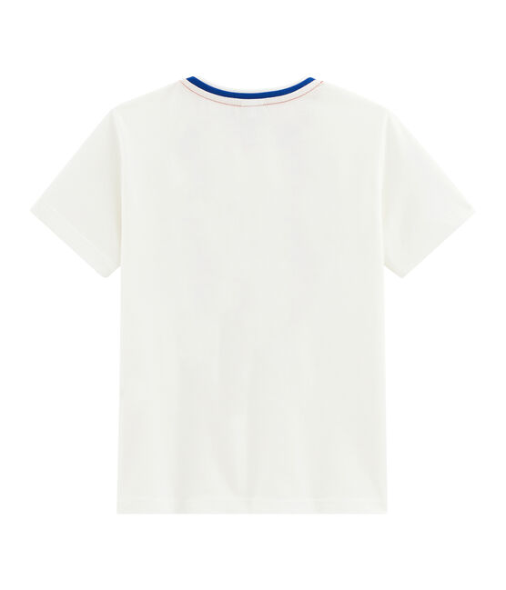 Tee-shirt enfant garcon blanc MARSHMALLOW