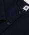 Effen katoenen damesvest blauw SMOKING