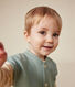 Baseballjasje in fleece voor baby's