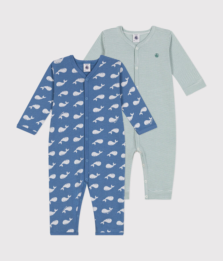 Lot de 2 pyjamas en coton b&eacute;b&eacute; variante 1