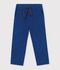 Fluwelen rechte broek blauw