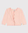 Cardigan en coton enfant fille rose SALINE