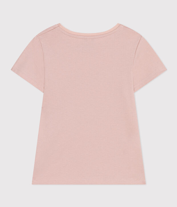 T-shirt van lichte jersey voor meisjes roze