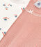 Set van 2 T-shirts met bloemen en korte mouwen voor meisjes in katoen variante 1