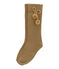 Chaussettes hautes chaudes marron BRINDILLE