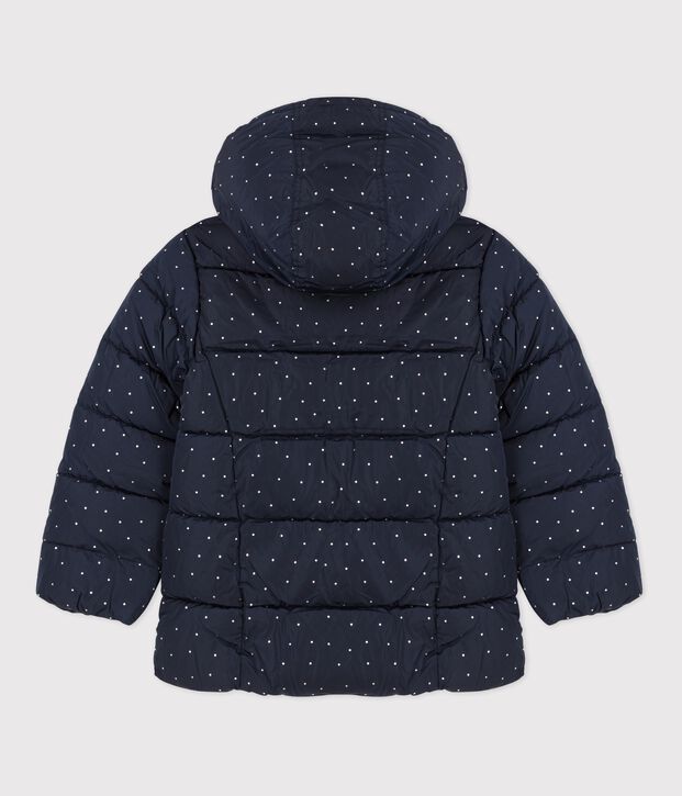 Meisjes donsjack blauw/grijs