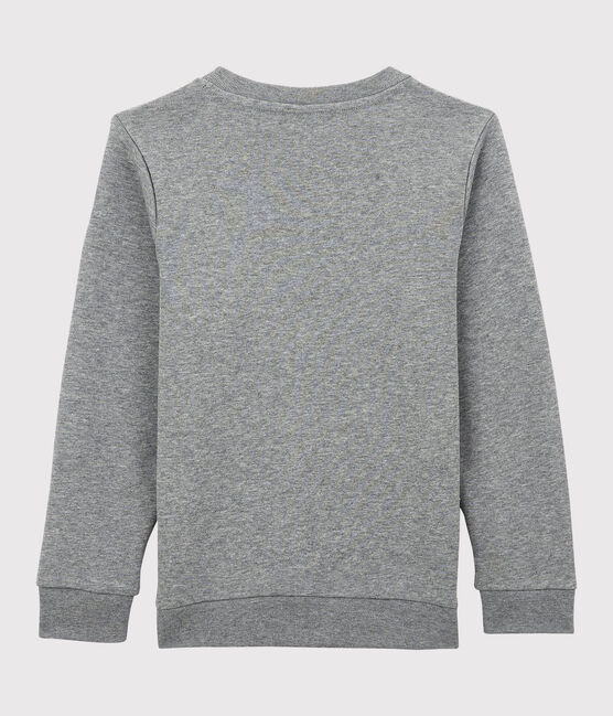 Sweatshirt en molleton enfant garçon gris SUBWAY CHINE