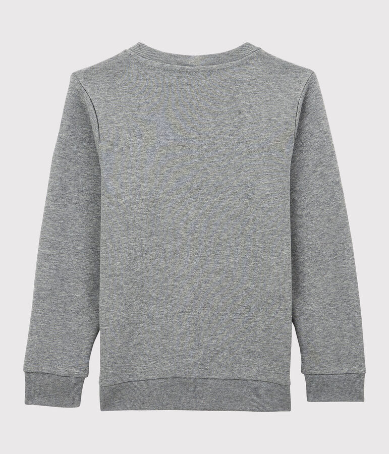 Sweatshirt en molleton enfant gar&ccedil;on gris