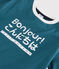 T-shirt met zeefdruk jongens kinderen blauw SHADOW