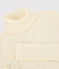 Sous pull en laine et coton Femme blanc MARSHMALLOW