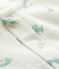 Bodyjama bébé en coton biologique blanc MARSHMALLOW/ HERBIER