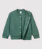 Tubic cardigan in teddy-stijl voor jongens groen VALLEE