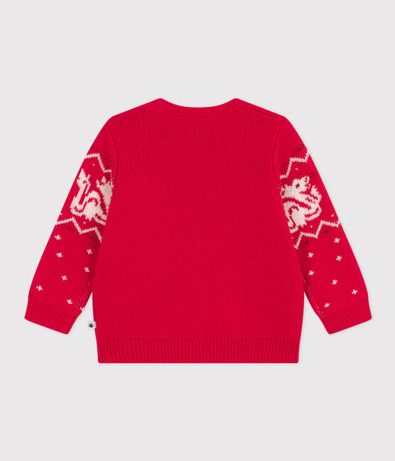 Pull en tricot de laine et coton bébé CORRIDA/ MULTICO