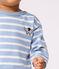 Marinière bébé en coton bleu ADRIATIC/ MILK