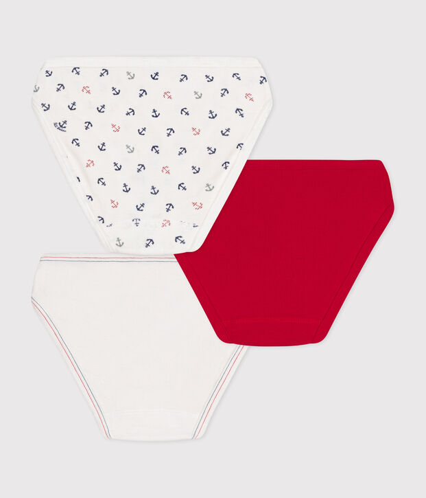 3-pack katoenen meisjesslip multicouleur