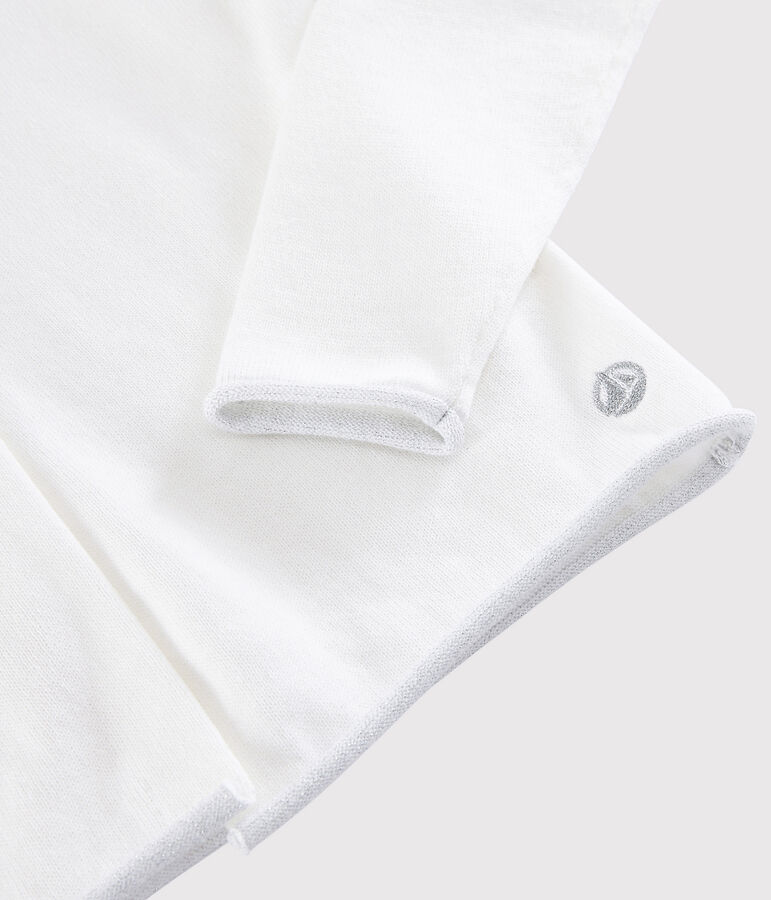 Katoenen cardigan voor meisjes wit